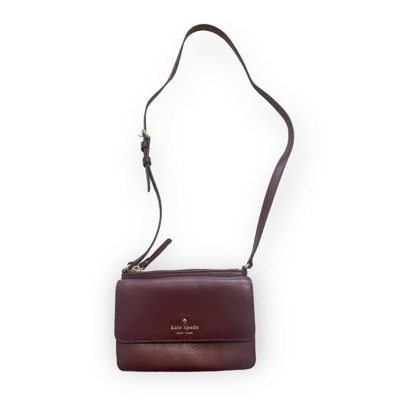 Kate Spade Greene Street Karlee Crossbody bag, Cherry Wood - Picture 1 of 11